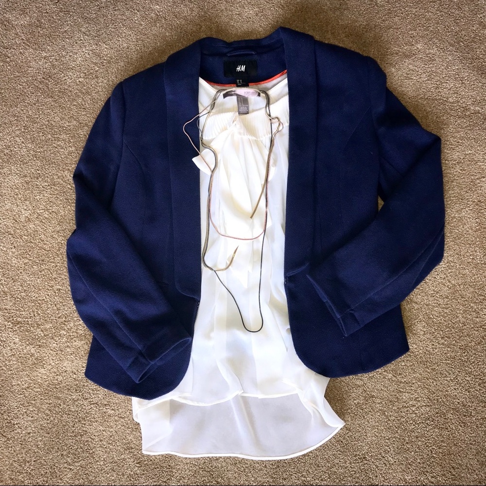 Navy blue blazer